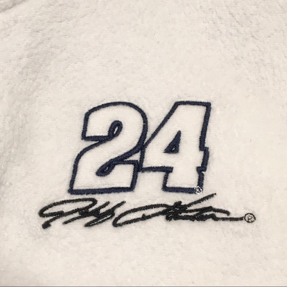JEFF GORDON #24 DU PONT MOTOR SPORTS WINNERS CIRCLE FLEECE PULLOVER - Picture 4 of 8